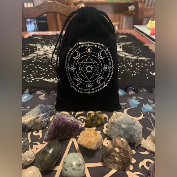 OSHO Zen Tarot Deck DELUXE BUNDLE w Tarot Card NECKLACE, Pouch, Crystals & More! - Picture 5 of 15